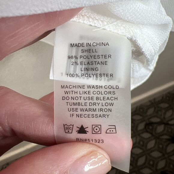 womens vince camuto blouse size small Ruffle Sleeve Classic Dress Casual Coastal - Picture 8 of 13